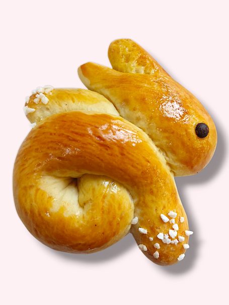 Ostern Hase aus Hefeteig